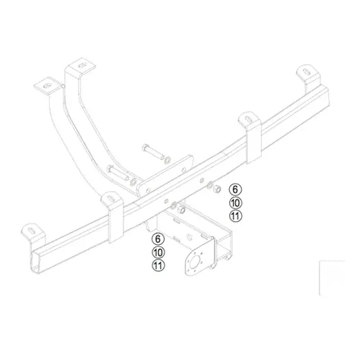 Фаркоп на Шевроле Нива Bosal 1230-E-0